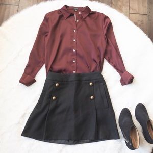 Ann Taylor petite silk blouse NWT